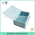 texture paper gift box with flower decoration